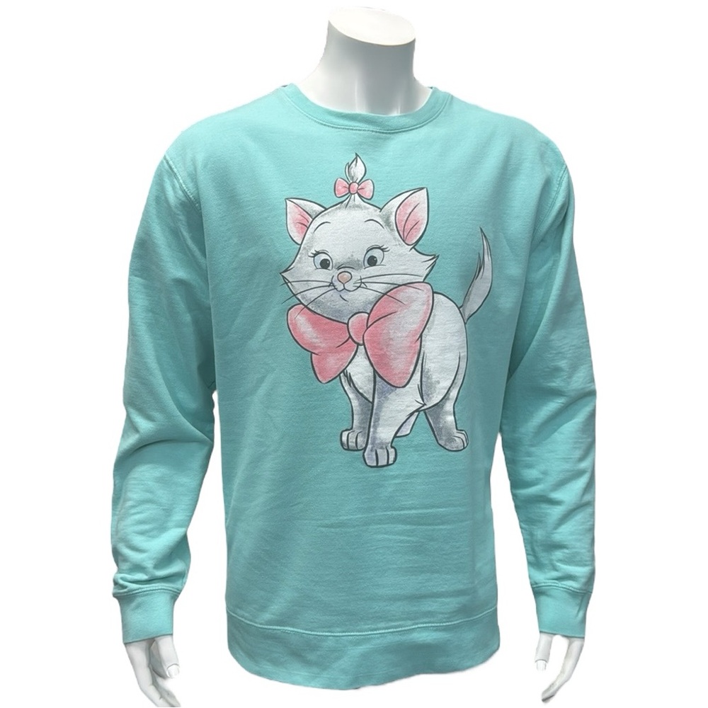 Disney Exclusive Aristocats Marie Portrait Pullover Crewneck Spirit Shirt XL EUC - Picture 5 of 10